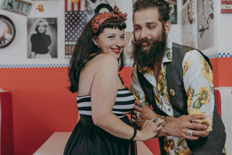 Matrimonio-rockabilly